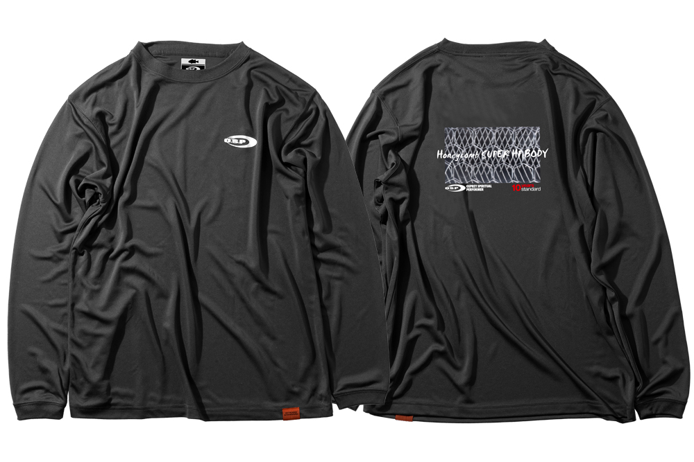 O.S.PドライロングスリーブTシャツ モデルHONEYCOMB